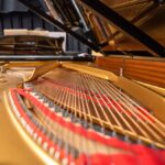 inside a grand piano